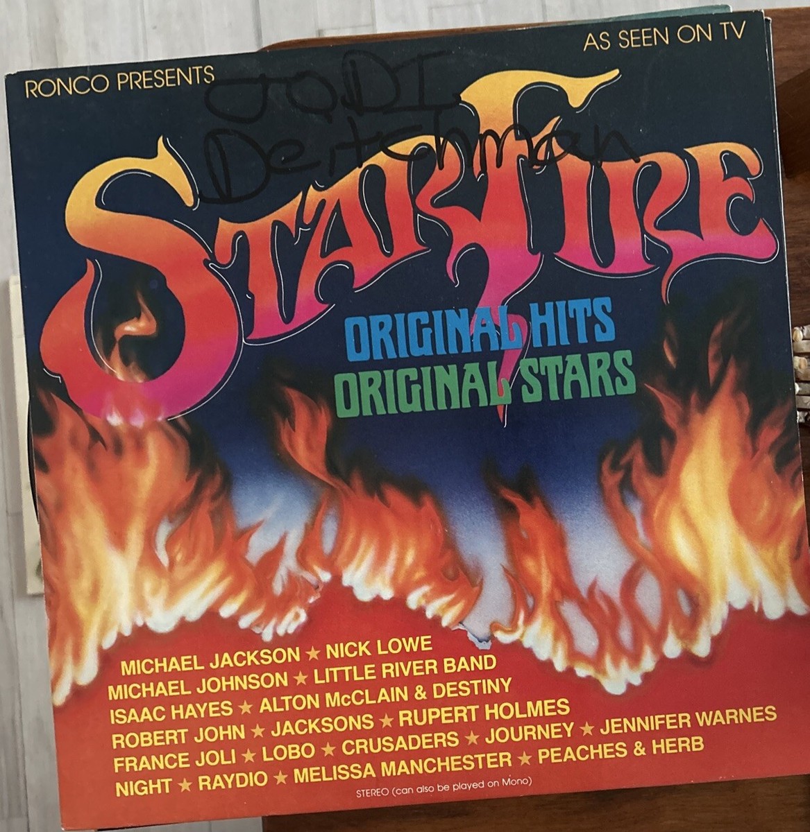1980 Ronco Records Star Fire Original Hits Vinyl Album | eBay