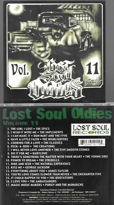 LOST SOUL OLDIES VOL. 11-EPICS/BABYLOVE/STRIDELLS + 14 MORE-NEW SEALED CD