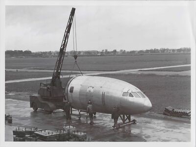 DE HAVILLAND KOMETENNASENRUMPF HERSTELLERFOTO