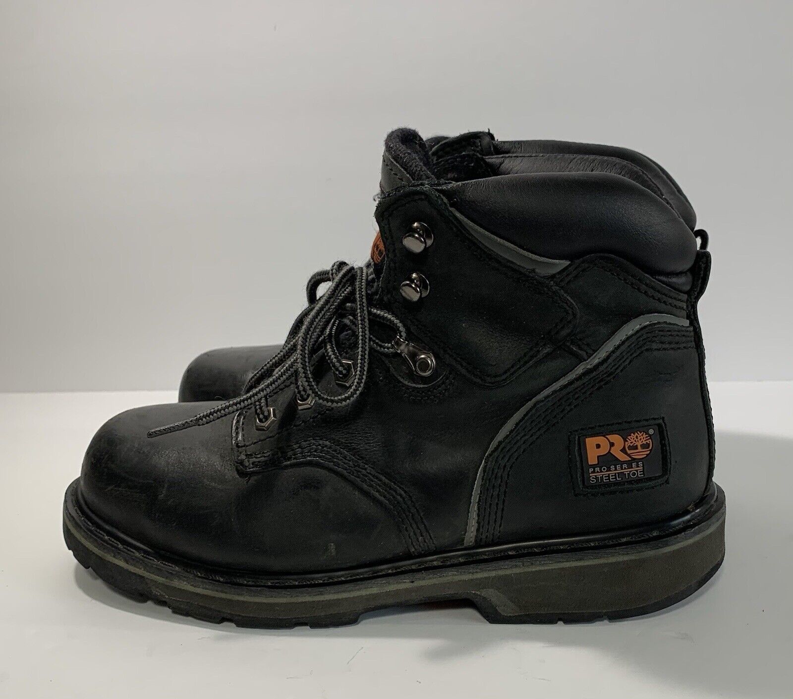Timberland PRO 6” Pit Boss Steel Toe Black Work B… - image 2