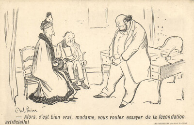 PC JUDAICA, ABEL FAIVRE, HUMOR, ALORS C'EST BIEN, Vintage Postcard (b52006)