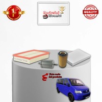 Kit Wartung 4 Filter VW Transporter T5 3.2 V6 170KW 231PS Von 2004 Bis 2015