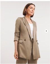 Jd Williams Truffle Satin Blazer Womens Size 28