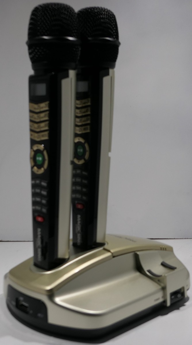 Magic Sing ET23KH Portable Karaoke System w/ 2 Mics | 4 Chips