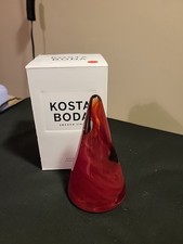 Kosta Boda Atoll Red Tree Anna Erhner Small 5