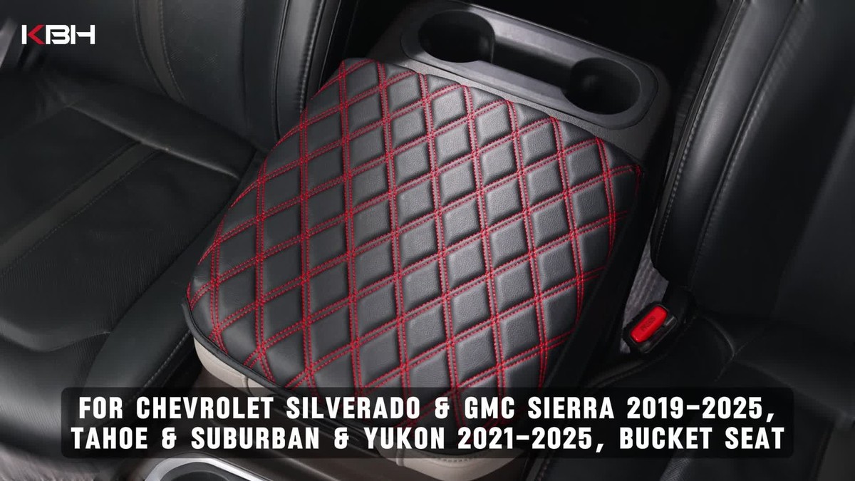 オーダー用 Fits 2021-2026 Yukon XL Center Console Lid Arm Rest Cushion
