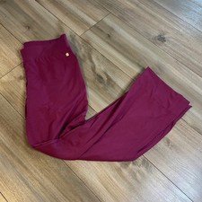 Lilly Pulitzer Purple Wide Leg Flowy Lounge Pants Cozy Women XS Bin L-115