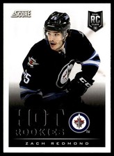 2013-14 Score Zach Redmond Auto Winnipeg Jets #610