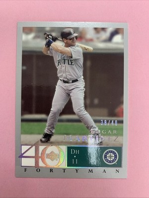 2003 Upper Deck 40 Man #131 Edgar Martinez Rainbow Parallel # ed /40 *B3