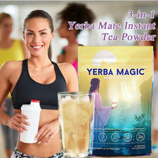 Yerba Mate Instant Tea Powder, Yerba Magic Pi...
