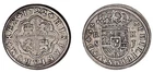 2 SILVER REALES / SILVER. PHILIP V SEVILLE - FELIPE V SEVILLA. 1722. VF+ / MBC+.