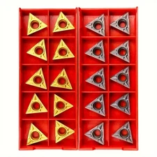 20PCS TCMT16T304 Carbide Turning Inserts TCMT 32.51 For 1/2" Lathe Holder Tools