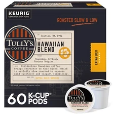 Coffee Hawaiian Blend, Keurig Single Serve K-Cup Pods, Medium Roast, 60 Count...
