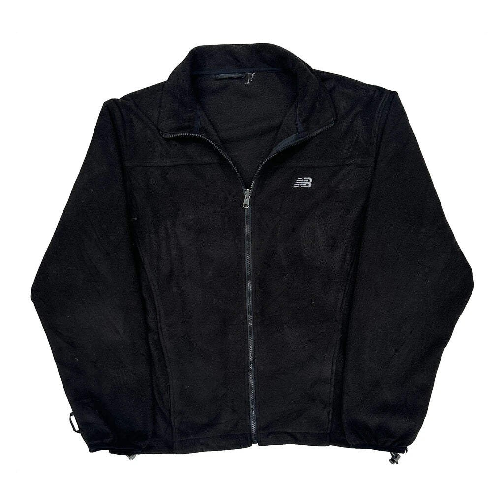 New Balance Fleece Jacket - Medium Black Polyester