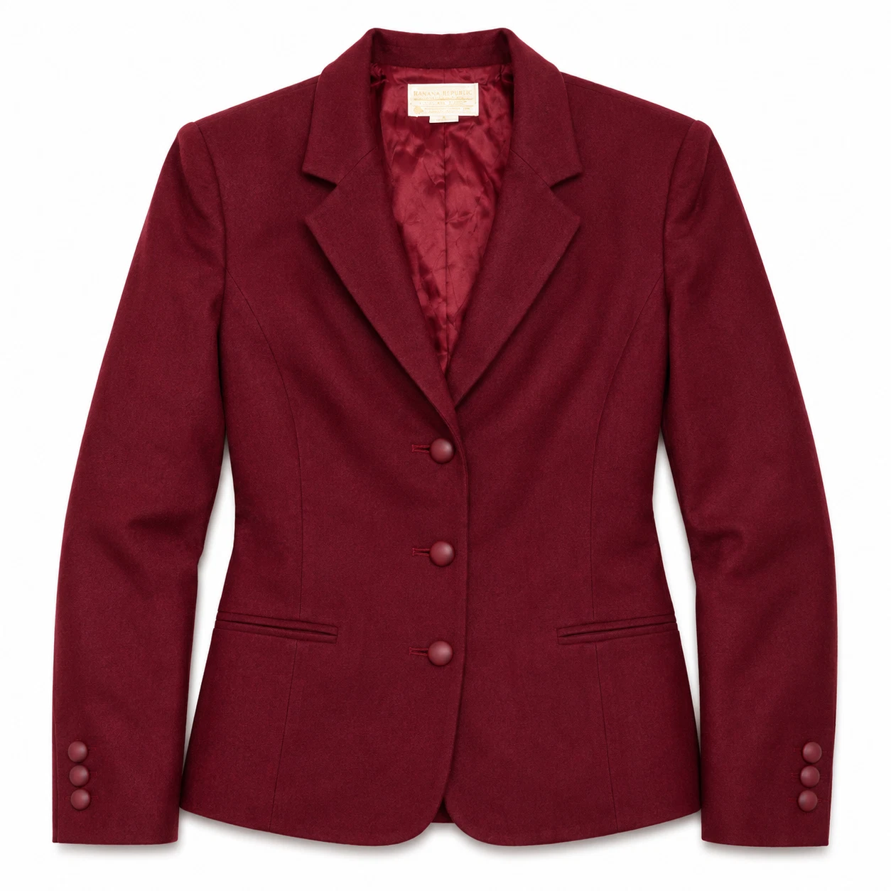 Vintage Pendleton Woolen Mills Red Blazer Jacket Womens Wool USA Tailored Career