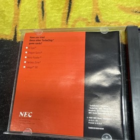 WORLD CLASS BASEBALL TURBOGRAFX 16 TG-16 IN CASE W/INSTRUCTIONS & Sleeve Tested