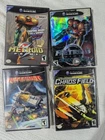 4 Gamecube Lot Video Games Nintendo Metroid Prime Defender Chaos Field Shmup