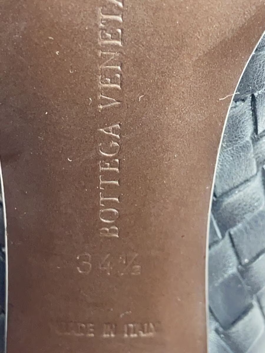 Bottega Veneta Pumps 34.5 Blk Intrecciato Leather JnY73 thumbnail 5