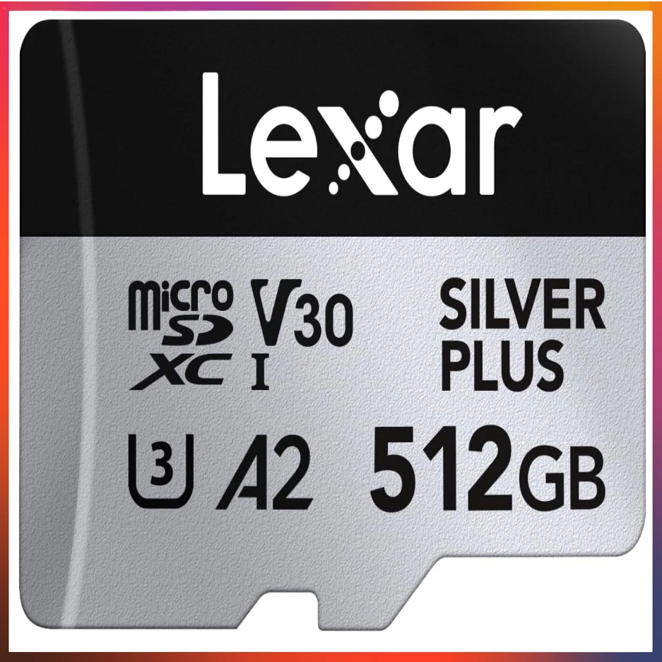 Lexar Silver Plus Micro SD 512GB UHS-I A2 U3 V30 Klasse 1