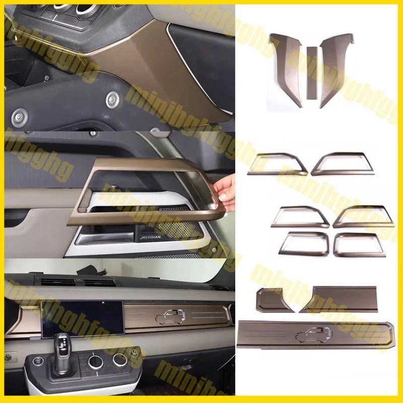 Juego de kit de cubierta central interior marrón para Land Rover Defender 110 90 20-2026 Foto 2 de 4