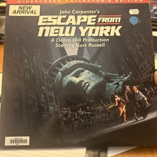 John Carpenter's Escape From New York Laserdisc Widescreen Collector's Edition