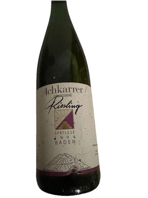 Rarität aus 1994: Achkarrer Schloßberg Riesling, Spätlese, 1994