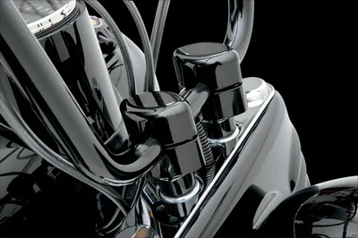 LA Choppers 1.5in Black Smooth Handlebar Riser Yamaha Road Star XV1600 99-03
