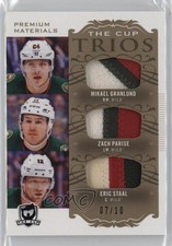 2018-19 The Cup Trios Jerseys Gold 7/10 Mikael Granlund Zach Parise Patch 2d8