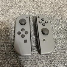 Nintendo Switch Joy-Con Controller Pair Gray OEM Wireless Bluetooth Tested
