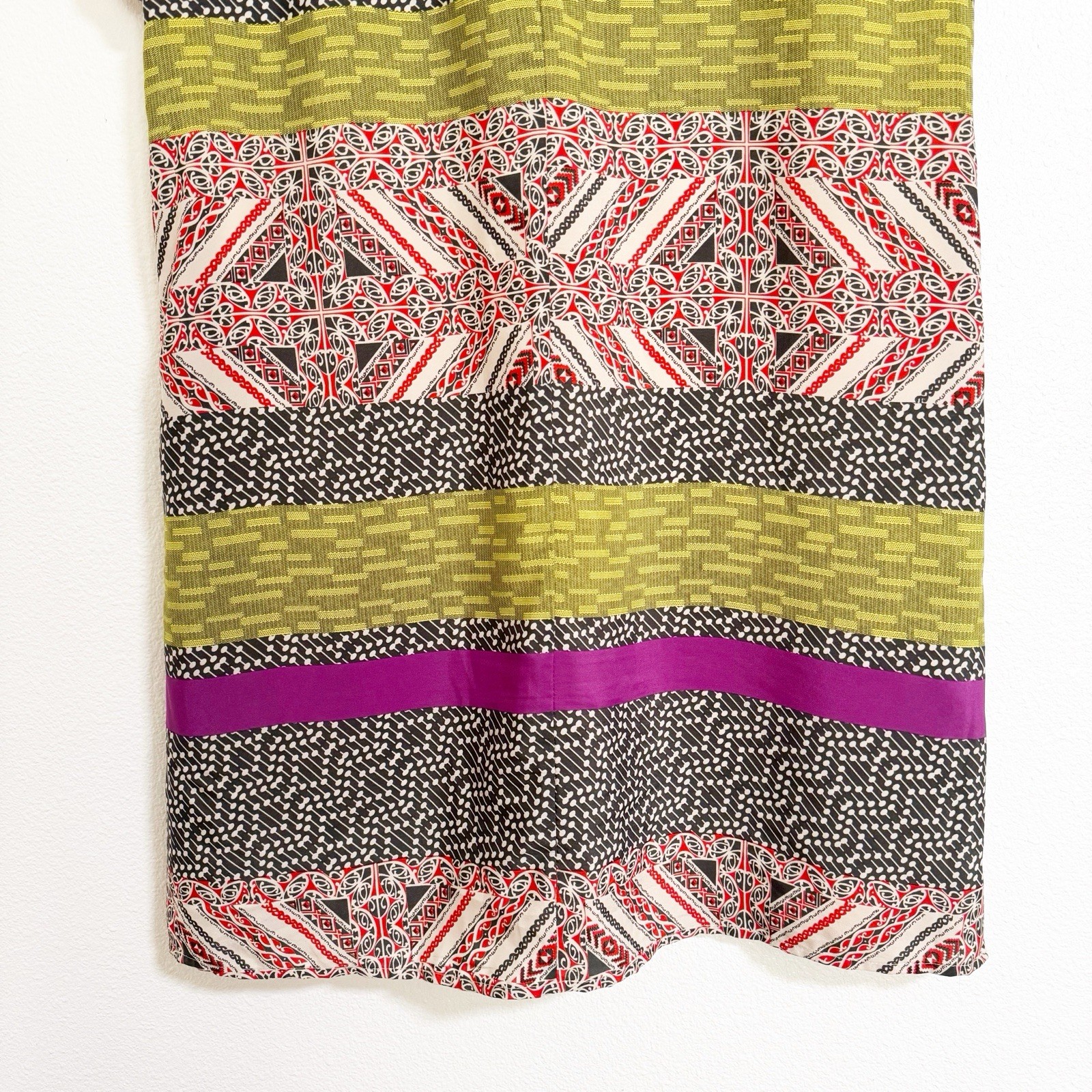 Made for Impulse Patchwork Stripe Shift Dress Mul… - image 6