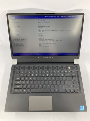 Alienware x15 R1 15.6'' Core i7-11800H 2TB 32GB B Win 11 Pro RTX 3070