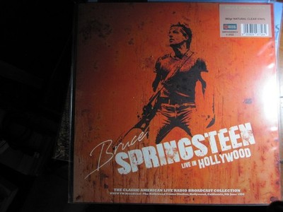 Bruce Springsteen, ''Live In Hollywood'', 2022 EU, Natural Clear Vinyl, 180 gr