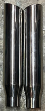 Flowmaster Stainless Steel Exhaust Tip 2.5 Inlet 4 Outlet 1718 Angle Cut