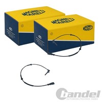 2X Magneti Marelli ABS-SENSOR Raddrehzahl Vorne Passend FüR Renault Twingo Wind