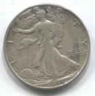 1944 S -  WALKING LIBERTY HALF DOLLAR- 90% SILVER- LOT # 209