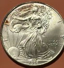 1996 $1 American Silver Eagle Dollar Bullion .999 fine silver key date & low pop