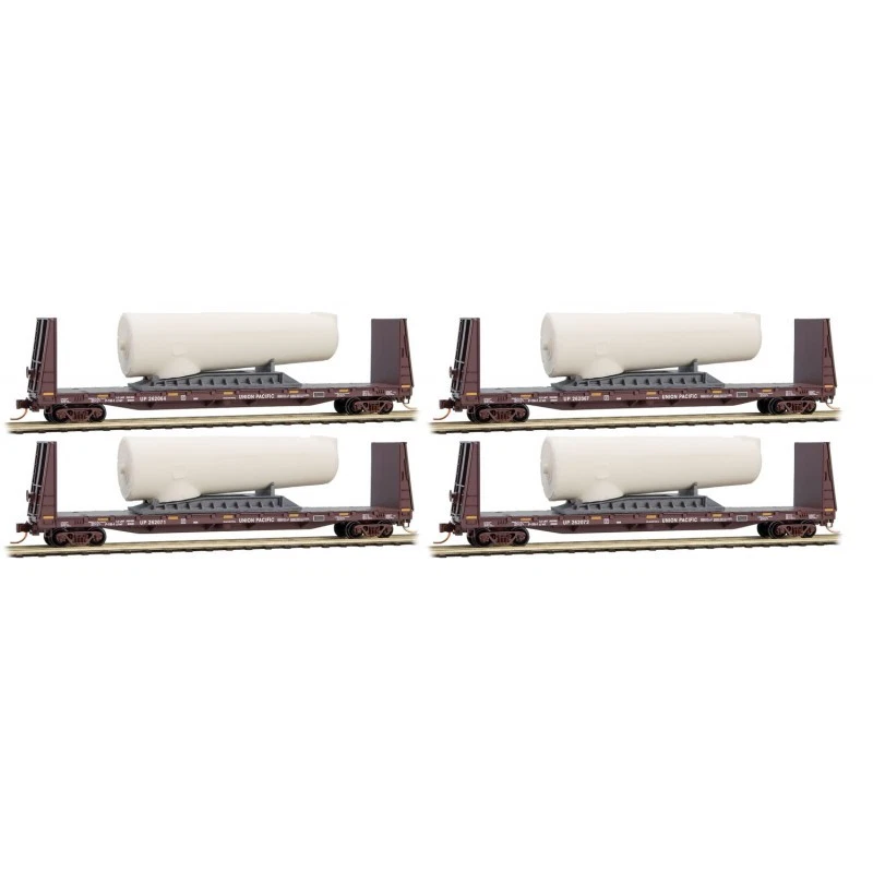 N Scale UP Wind Turbine Generator 4-Car Runner Pack - Micro-Trains Line 99301700 - Image 2 of 4