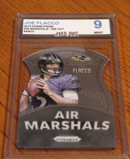 JOE FLACCO****2015 Panini PRIZM--Air MARSHALS---MINT 9---RAVENS***Mad Dog GRADED