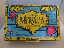 McDonald's Disney The Little Mermaid Golden Toy Boxed Set 1997 w/COA - New - n