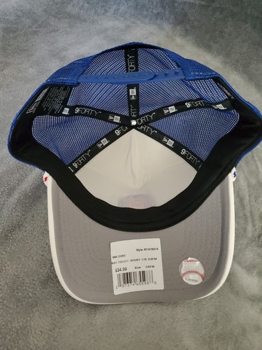 NEW ERA 9 FORTY CHICAGO CUBS COURT SPORT TRUCKER SNAPBACK HERREN MÜTZE WEISS BLAU - Bild 8 von 8