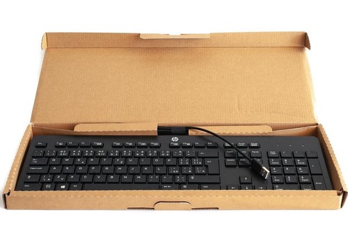 Neue HP USB SLIM 803181-CG1 PC-Tastatur CZ-Layout - Bild 3 von 3