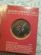 Benson And Hedges 100's Pocket Ashtray