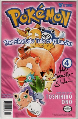 Pokemon The Electric Tale of Pikachu 4 - Signed - Signiert - DFE - US