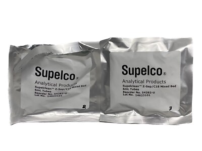 (5) SUPELCO 6mL Supelclean Z-Sep/C18 Mixed Bed SPE Tubes 54282-U