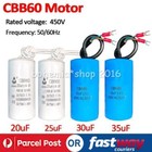 20uf 25uf 30uf 35uf CBB60 450V 50/60Hz Motor Start Run Capacitor Washer Pump AU