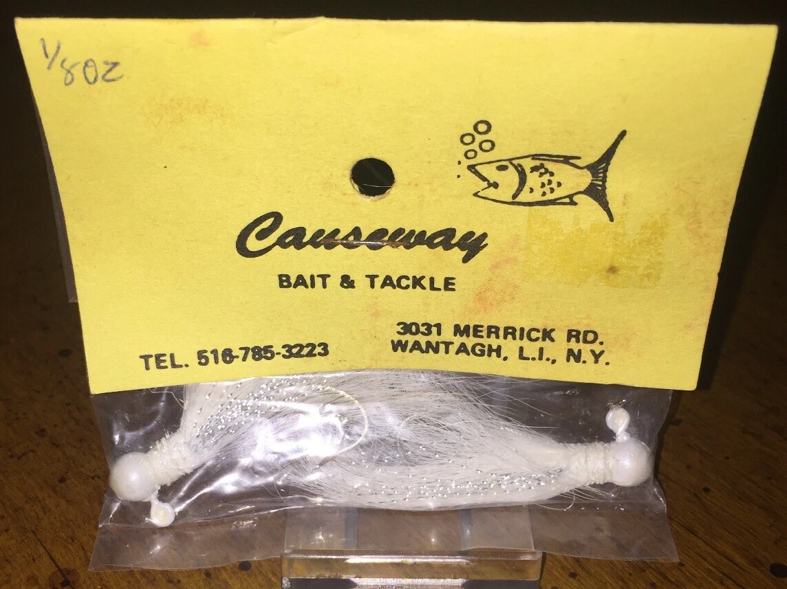 2 Causeway Bait & Tackle 1/8 Oz Buck Tail Lures New In Package Wantagjh,  L.I.