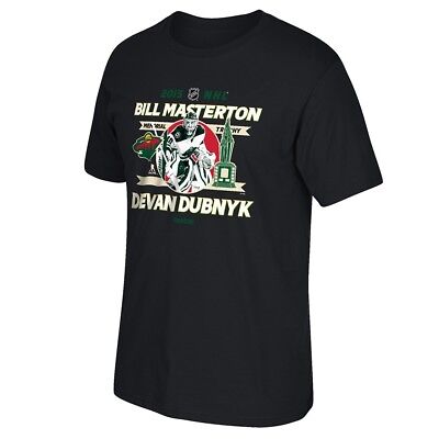 Devan Dubnyk Reebok Minnesota Wild 2015 Memorial Trophy Comm. T-Shirt Men's  | eBay