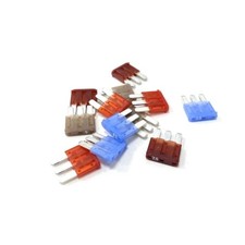 Image of Micro 3 Double Output 3 Pin Blade Fuses - 5A, 7.5A, 10A, 15A - Pack 10