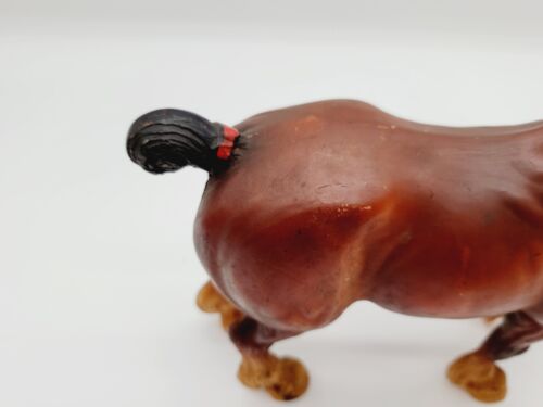 Fine Vintage Breyer Molding USA #80 Clydesdale Stallion Traditional Horse Figure - Bild 2 von 18