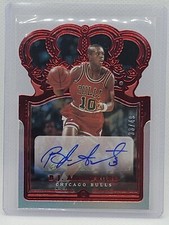 2021-22 Panini Crown Royale B.J. Armstrong Red Auto 33/49